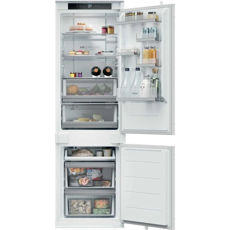 Haier ID Titanium 2 Built-In Fridge Freezer 70/30 Total No Frost - White - HBQW5518EK