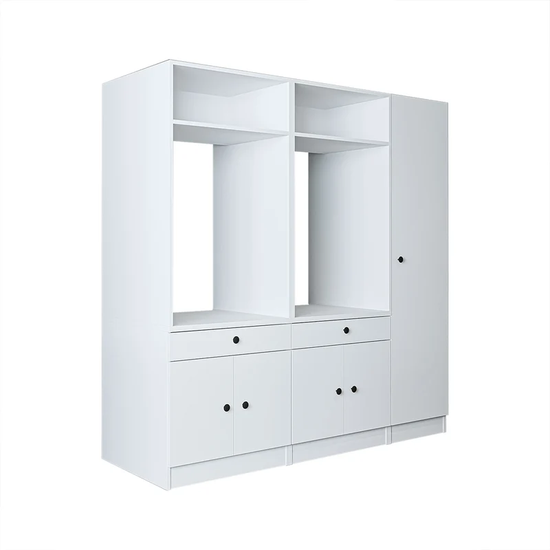 Roomart Waschmaschinenschrank SERIE 1, 179 cm, Schrankwand mit Ausziehbrettern und Hochschrank, in 3 Farben