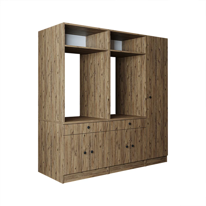 Roomart Waschmaschinenschrank SERIE 1, 179 cm, Schrankwand mit Ausziehbrettern und Hochschrank, in 3 Farben