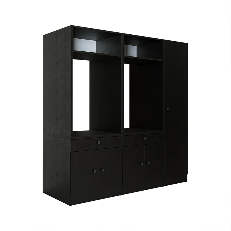 Roomart Waschmaschinenschrank SERIE 1, 179 cm, Schrankwand mit Ausziehbrettern und Hochschrank, in 3 Farben