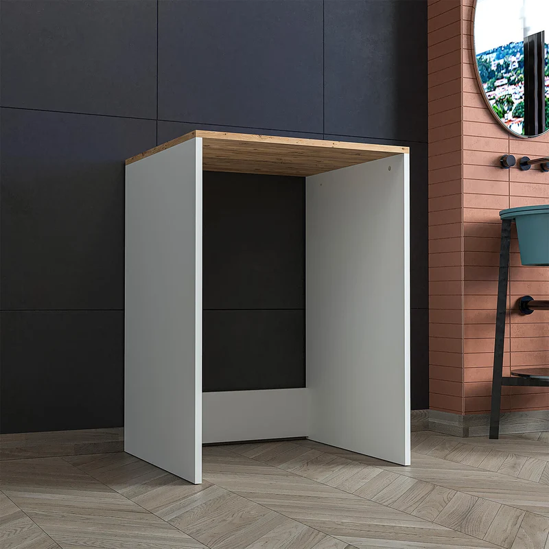 Roomart Waschmaschinenschrank ATLANTIC-IV, 65 cm, Überbau mit Ablage, in 2 Farben