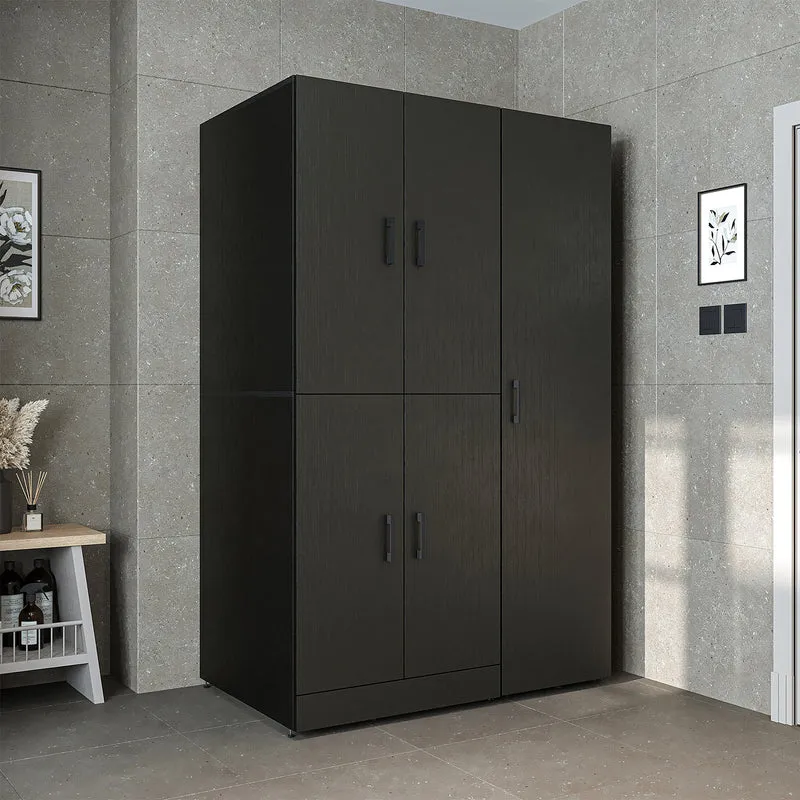 Roomart Waschmaschinenschrank DORA-I, 115 cm, für Waschmaschine und Trockner mit Hochschrank, in 5 Farben
