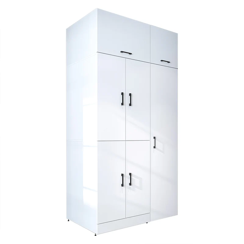 Roomart Waschmaschinenschrank DORA-I, 115 cm, für Waschmaschine und Trockner mit Hochschrank, in 5 Farben