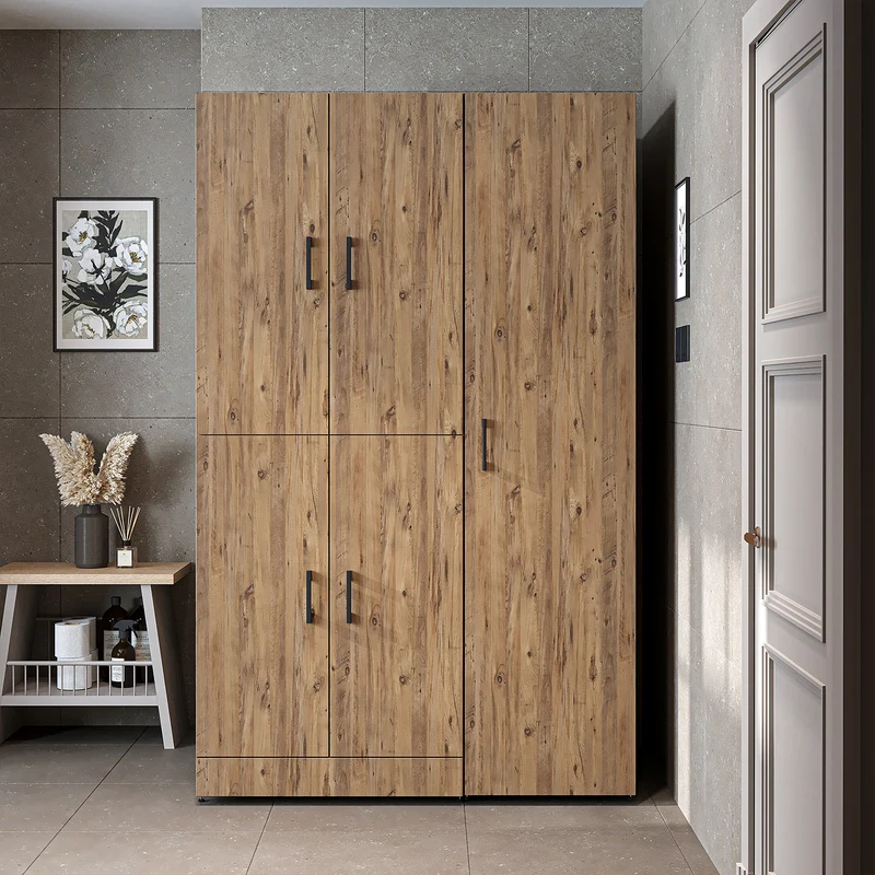 Roomart Waschmaschinenschrank DORA-I, 115 cm, für Waschmaschine und Trockner mit Hochschrank, in 5 Farben
