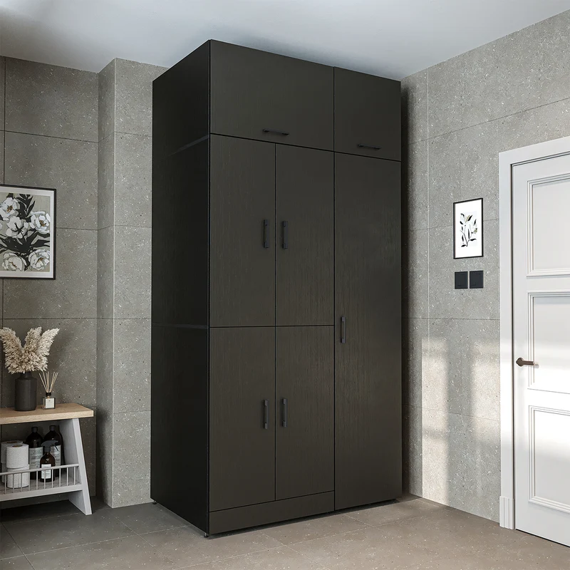 Roomart Waschmaschinenschrank DORA-I, 115 cm, für Waschmaschine und Trockner mit Hochschrank, in 5 Farben