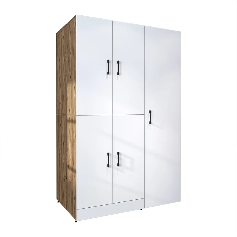 Roomart Waschmaschinenschrank DORA-I, 115 cm, für Waschmaschine und Trockner mit Hochschrank, in 5 Farben