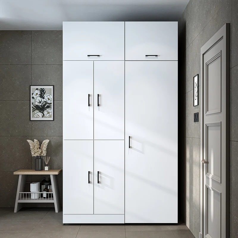 Roomart Waschmaschinenschrank DORA-I, 130 cm, mit Ausziehbrett und Hochschrank, 5 Farben