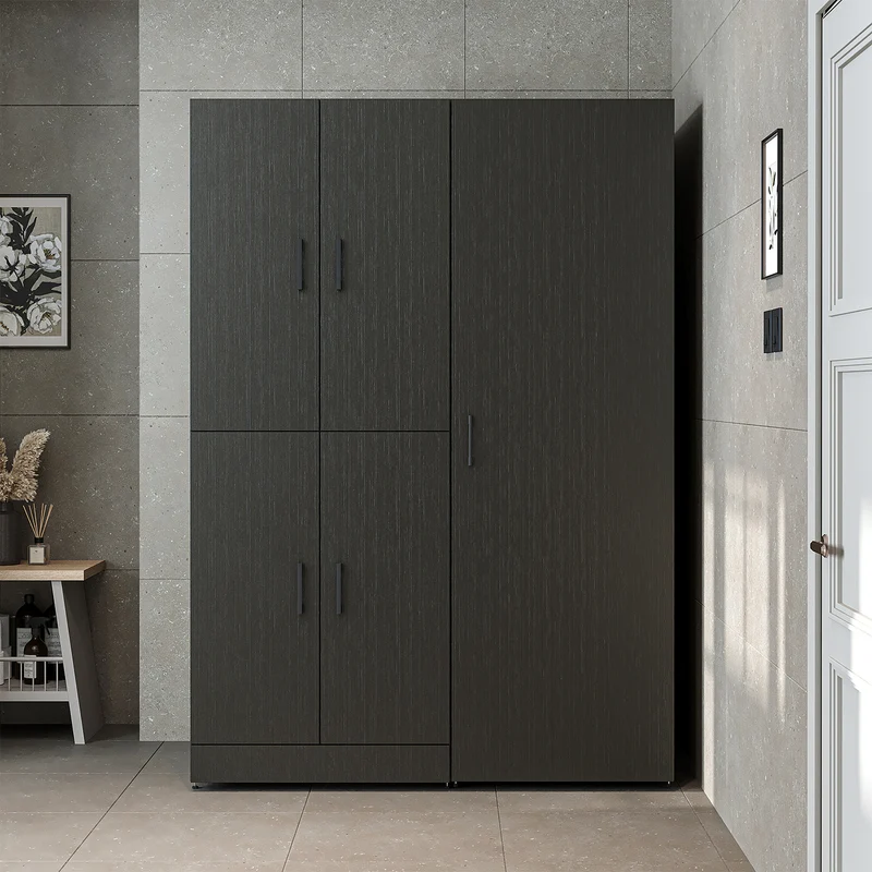 Roomart Waschmaschinenschrank DORA-I, 130 cm, mit Ausziehbrett und Hochschrank, 5 Farben