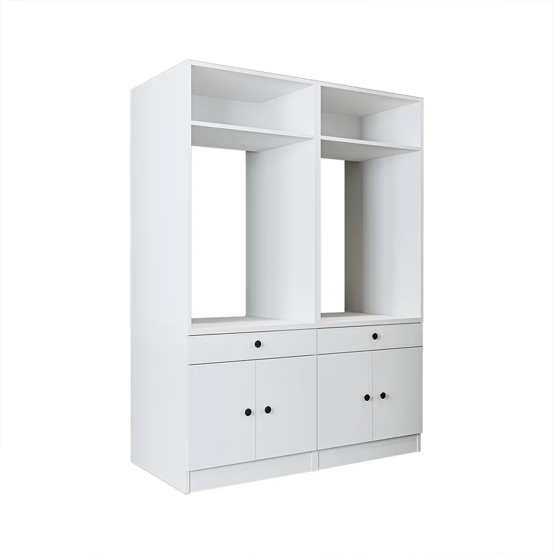 Roomart Waschmaschinenschrank SERIE 1, 134 cm, Doppelschrank für zwei Geräte