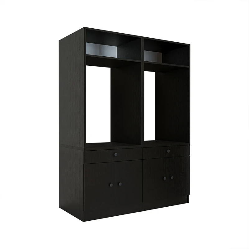 Roomart Waschmaschinenschrank SERIE 1, 134 cm, Doppelschrank für zwei Geräte