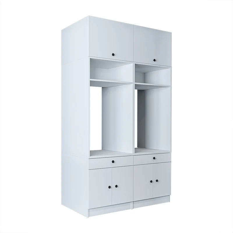 Roomart Waschmaschinenschrank SERIE 1, 134 cm, Doppelschrank mit Aufsatz und Ausziehbrett, in 3 Farben