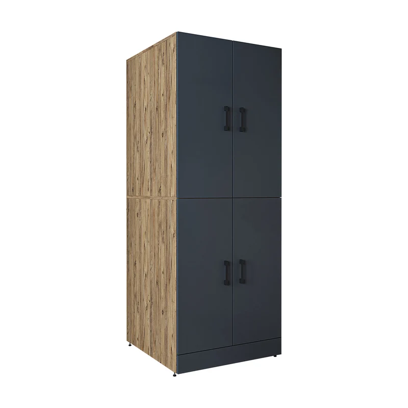 Roomart Waschmaschinenschrank DORA-I, 70 cm, für Waschmaschine und Trockner mit Ausziehbrett, in 5 Farben
