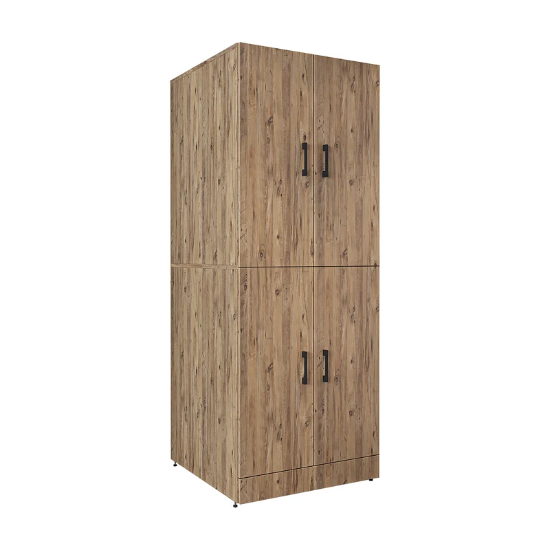Roomart Waschmaschinenschrank DORA-I, 70 cm, für Waschmaschine und Trockner mit Ausziehbrett, in 5 Farben