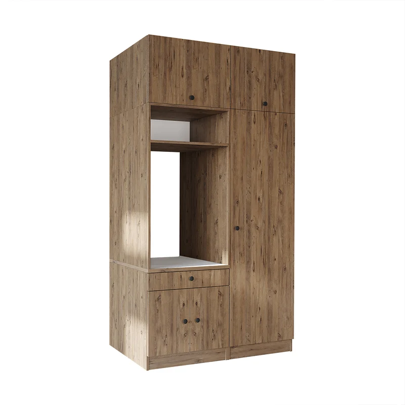 Roomart Waschmaschinenschrank SERIE 1, 127 cm, mit Hochschrank, in 3 Farben