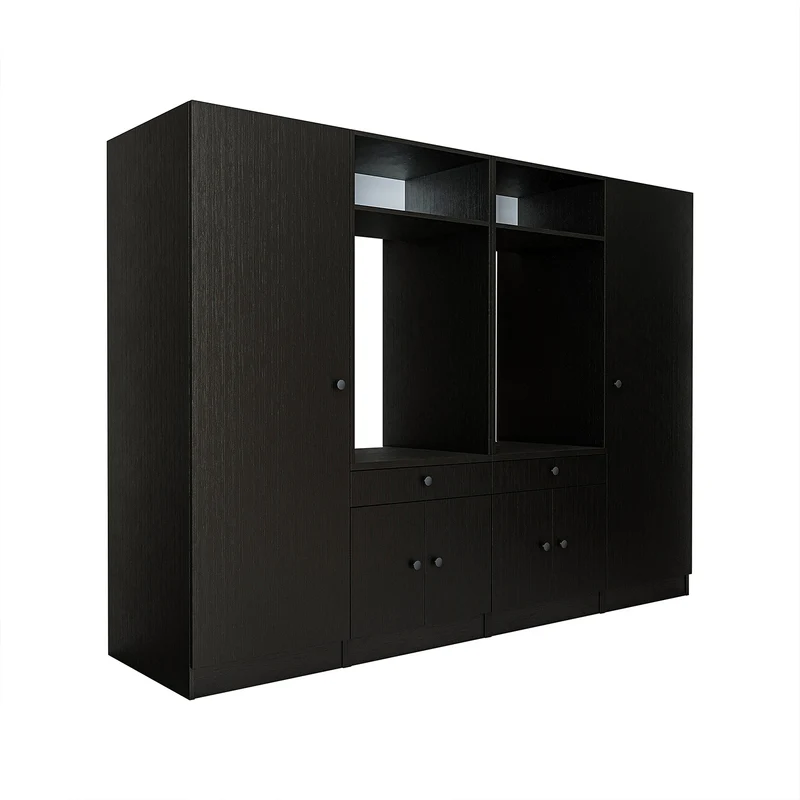 Roomart Waschmaschinenschrank SERIE 1 für 2 Maschinen mit Hochschrank, 194 cm, in 3 Farben