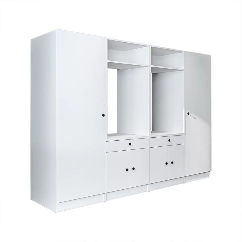 Roomart Waschmaschinenschrank SERIE 1 für 2 Maschinen mit Hochschrank, 194 cm, in 3 Farben