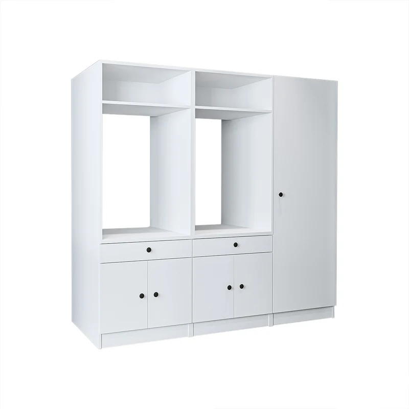 Roomart Waschmaschinenschrank SERIE 1 für 2 Maschinen mit Hochschrank, 194 cm, in 3 Farben