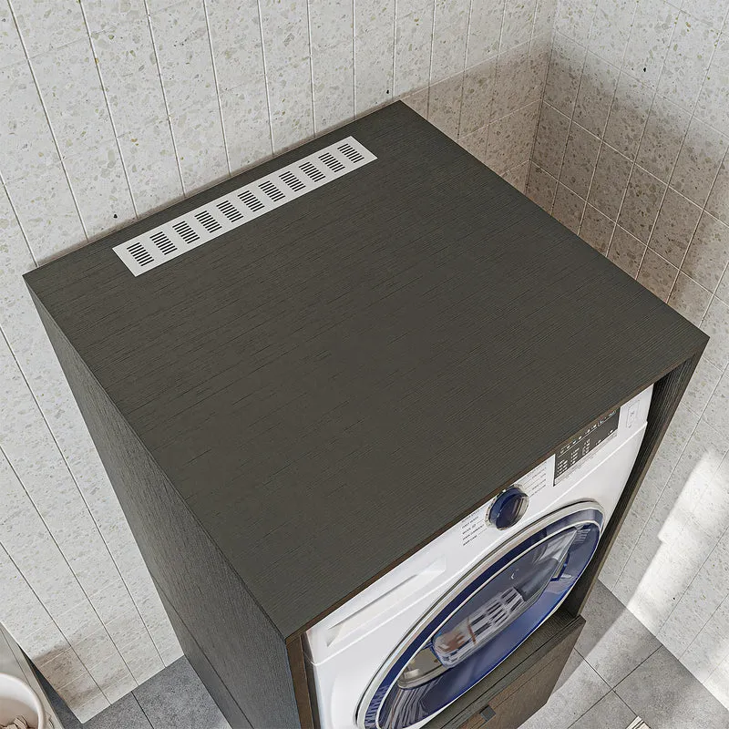 Roomart Waschmaschinenschrank 67 cm mit Ausziehbrett und Schublade, in 3 Farben