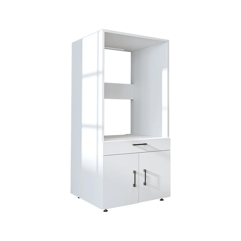 Roomart Waschmaschinenschrank 67 cm mit Ausziehbrett und Schublade, in 3 Farben
