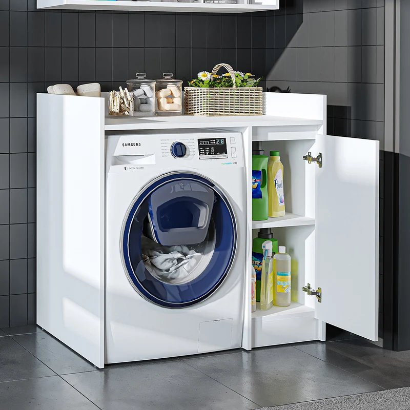Roomart Waschmaschinenschrank DERIN-II, 100 cm, mit Oberschrank, in 4 Farben