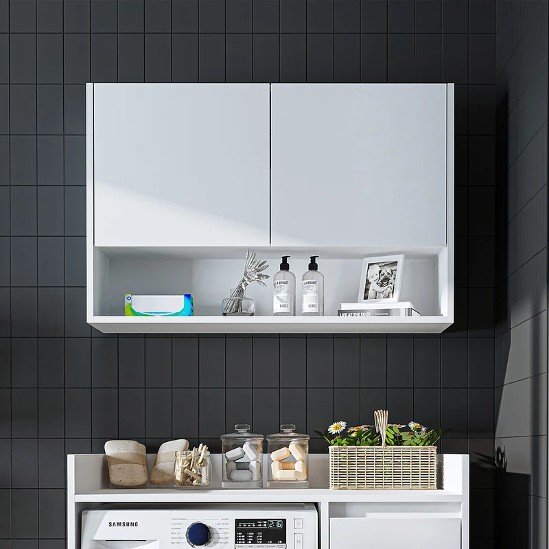 Roomart Waschmaschinenschrank DERIN-II, 100 cm, mit Oberschrank, in 4 Farben