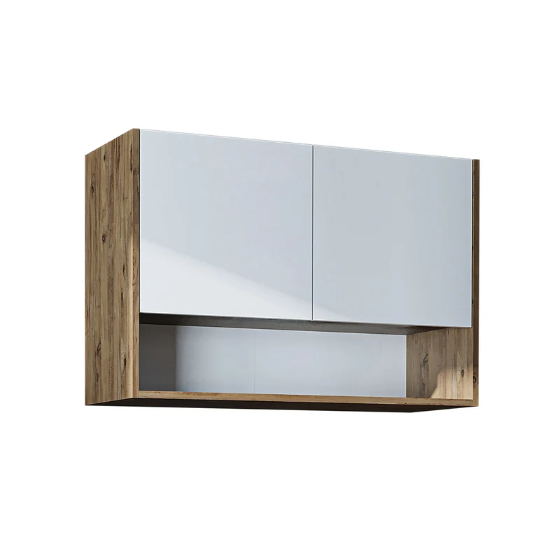 Roomart Waschmaschinenschrank DERIN-II, 100 cm, mit Oberschrank, in 4 Farben