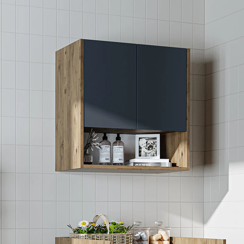 Roomart Waschmaschinenschrank DERIN-I, 65 cm, mit optionalem Oberschrank, in 4 Farben