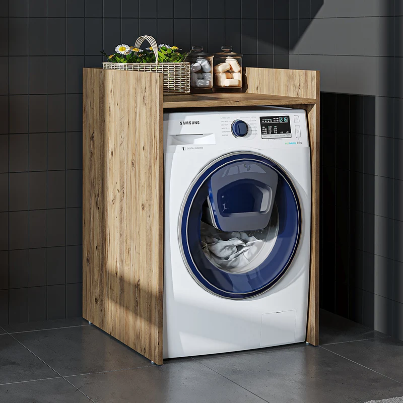 Roomart Waschmaschinenschrank DERIN-I, 65 cm, mit optionalem Oberschrank, in 4 Farben