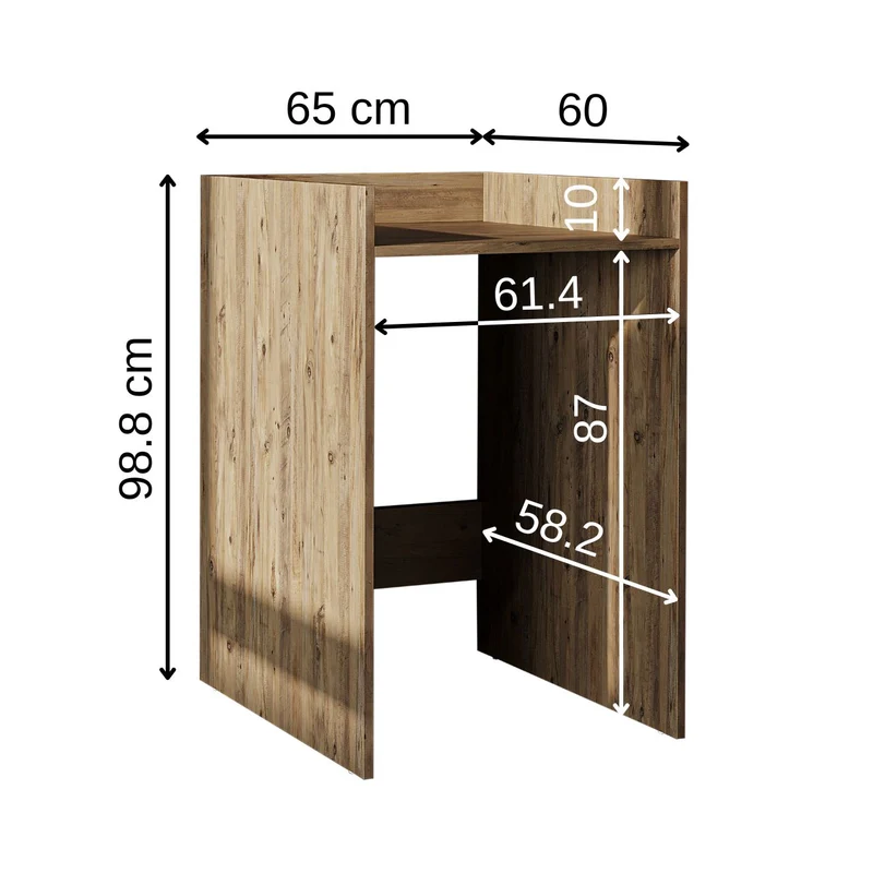 Roomart Waschmaschinenschrank DERIN-I, 65 cm, mit optionalem Oberschrank, in 4 Farben