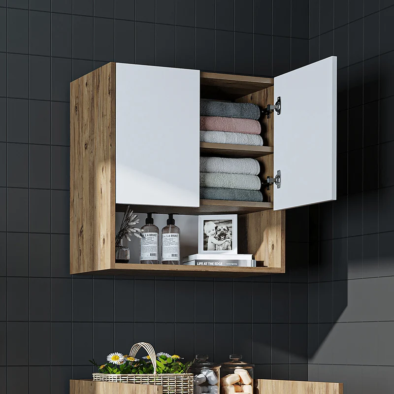 Roomart Waschmaschinenschrank DERIN-I, 65 cm, mit optionalem Oberschrank, in 4 Farben