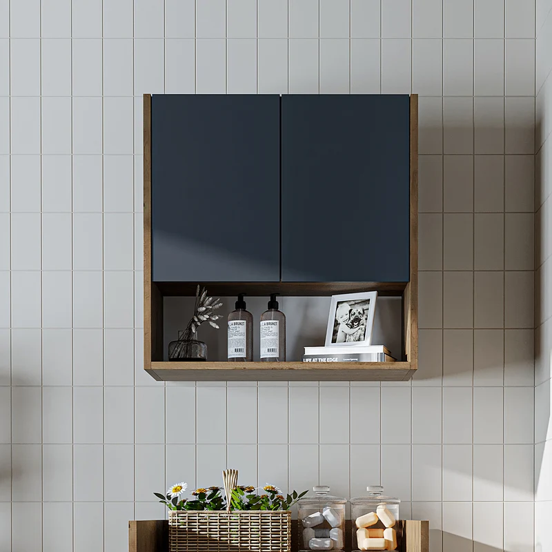 Roomart Waschmaschinenschrank DERIN-I, 65 cm, mit optionalem Oberschrank, in 4 Farben