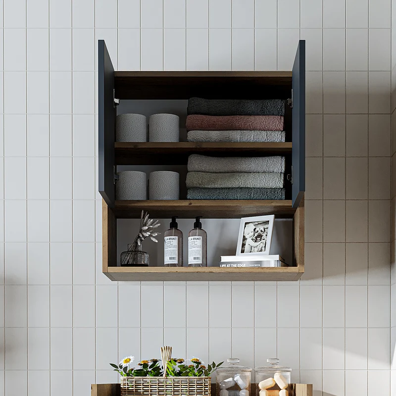 Roomart Waschmaschinenschrank DERIN-I, 65 cm, mit optionalem Oberschrank, in 4 Farben