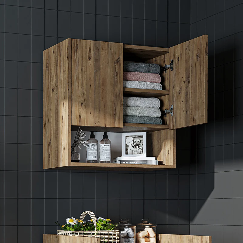 Roomart Waschmaschinenschrank DERIN-I, 65 cm, mit optionalem Oberschrank, in 4 Farben