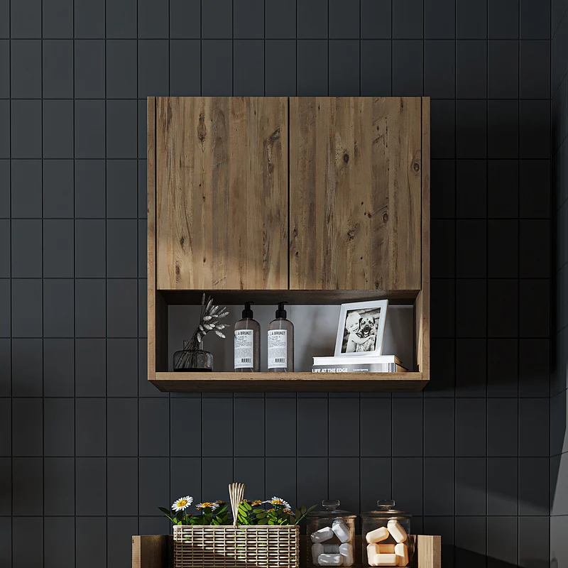 Roomart Waschmaschinenschrank DERIN-I, 65 cm, mit optionalem Oberschrank, in 4 Farben
