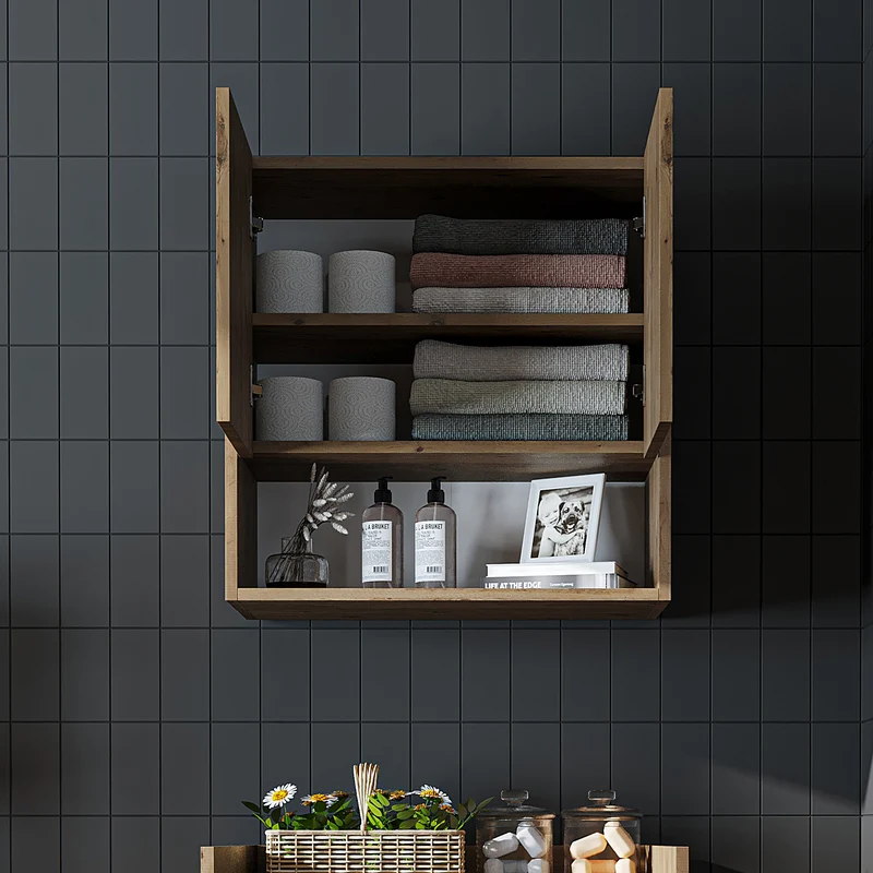 Roomart Waschmaschinenschrank DERIN-I, 65 cm, mit optionalem Oberschrank, in 4 Farben