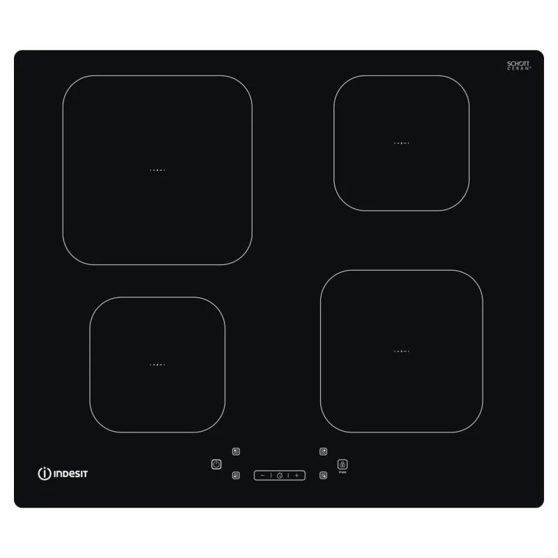 Indesit IS 83Q60 NE 60cm 4 Zone Induction Hob Electric - Black