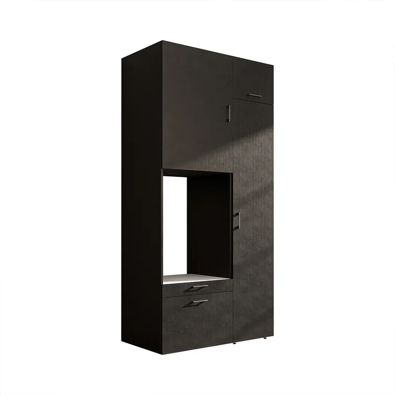 Roomart Waschmaschinenschrank SERIE 2, 112 cm, mit Hochschrank und Ausziehbrett, in 3 Farben