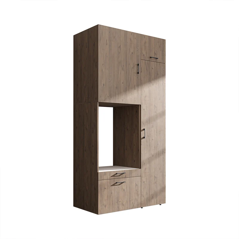 Roomart Waschmaschinenschrank SERIE 2, 112 cm, mit Hochschrank und Ausziehbrett, in 3 Farben