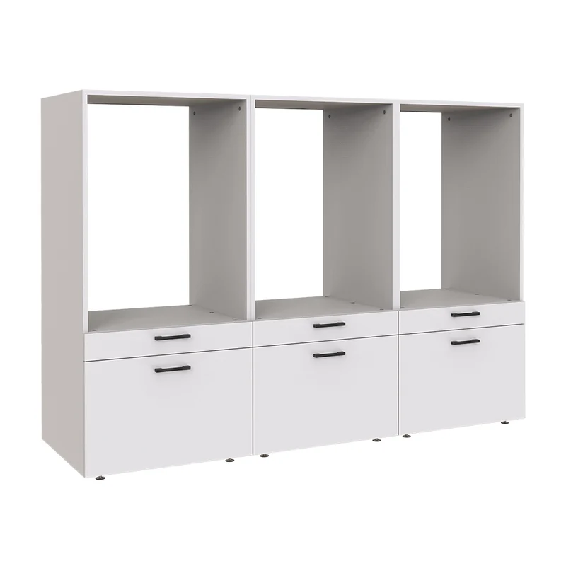 Roomart Waschmaschinenschrank SERIE 2, 254 cm, Schrankwand für zwei Geräte, in 2 Farben
