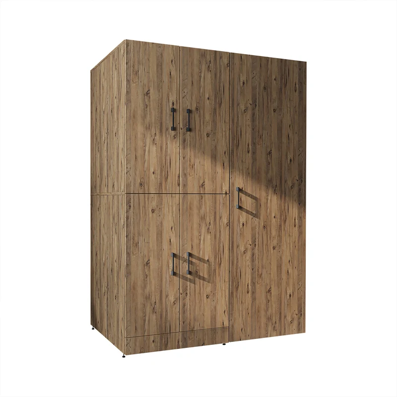 Roomart Waschmaschinenschrank DORA-II, 130 cm, für Waschmaschine und Trockner, in 5 Farben