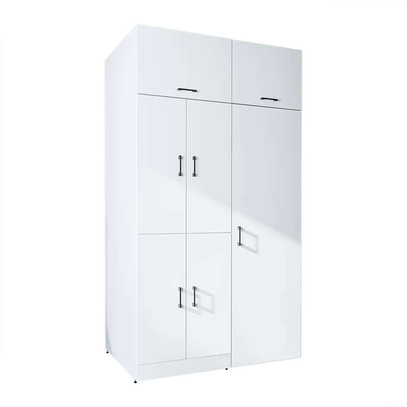 Roomart Waschmaschinenschrank DORA-II, 130 cm, für Waschmaschine und Trockner, in 5 Farben