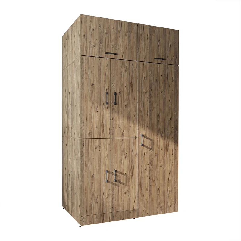 Roomart Waschmaschinenschrank DORA-II, 130 cm, für Waschmaschine und Trockner, in 5 Farben