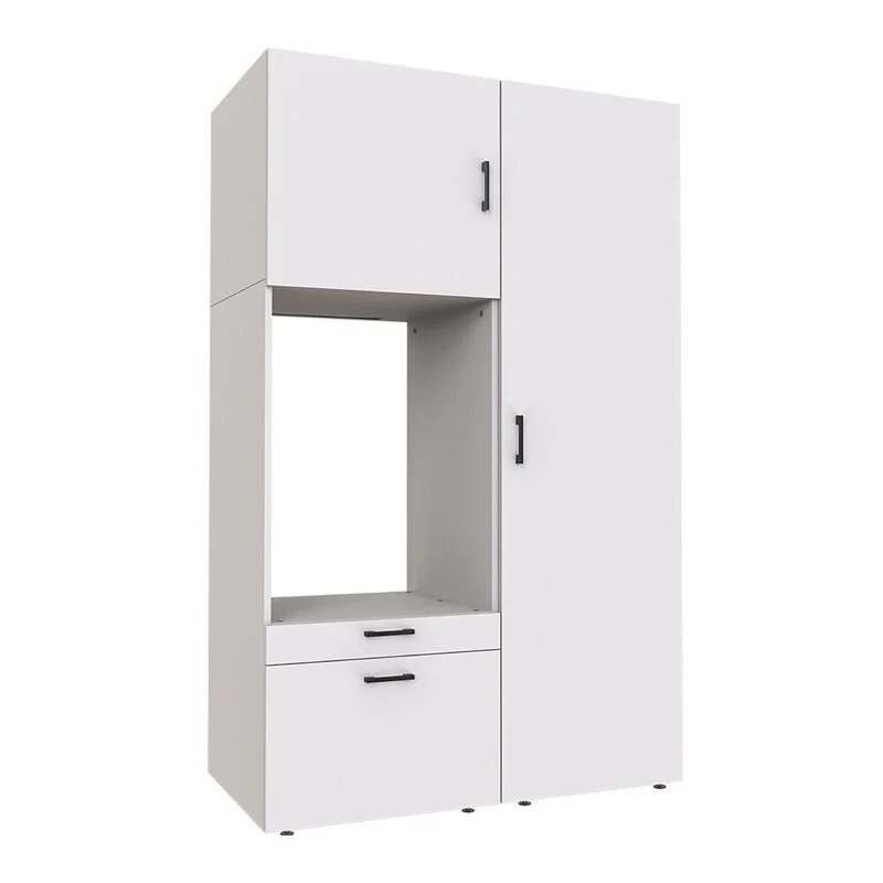 Roomart Waschmaschinenschrank SERIE 2, 127 cm, mit Hochschrank und Ausziehbrett, in 3 Farben