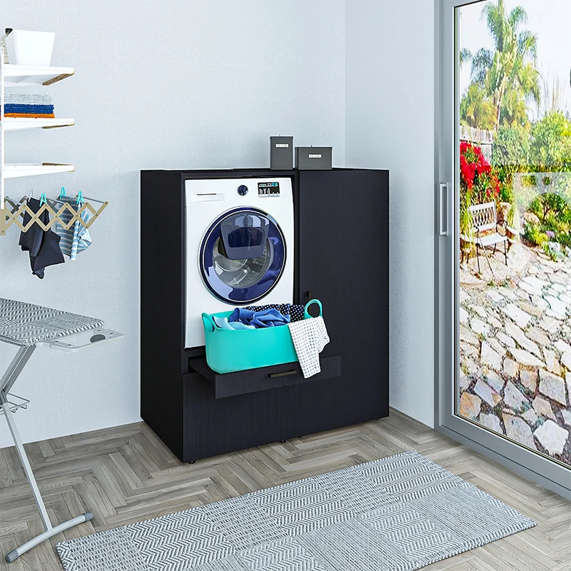 Roomart Waschmaschinenschrank SERIE 2, 127 cm, mit Mehrzweckschrank, in 2 Farben