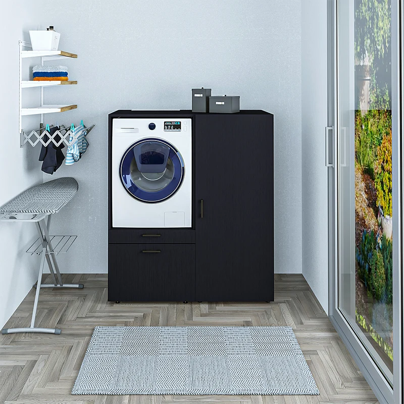Roomart Waschmaschinenschrank SERIE 2, 127 cm, mit Mehrzweckschrank, in 2 Farben