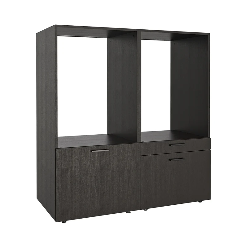 Roomart Waschmaschinenschrank SERIE 2, 134 cm, Doppelschrank für zwei Geräte, in 2 Farben
