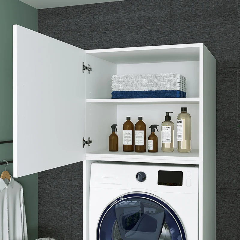 Roomart Waschmaschinenschrank SERIE 2, 67 cm, mit Ausziehbrett und Aufsatz, in 3 Farben