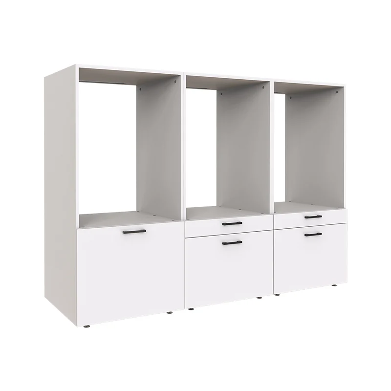 Roomart Waschmaschinenschrank SERIE 2, 201 cm, für 3 Geräte, 145 cm hoch