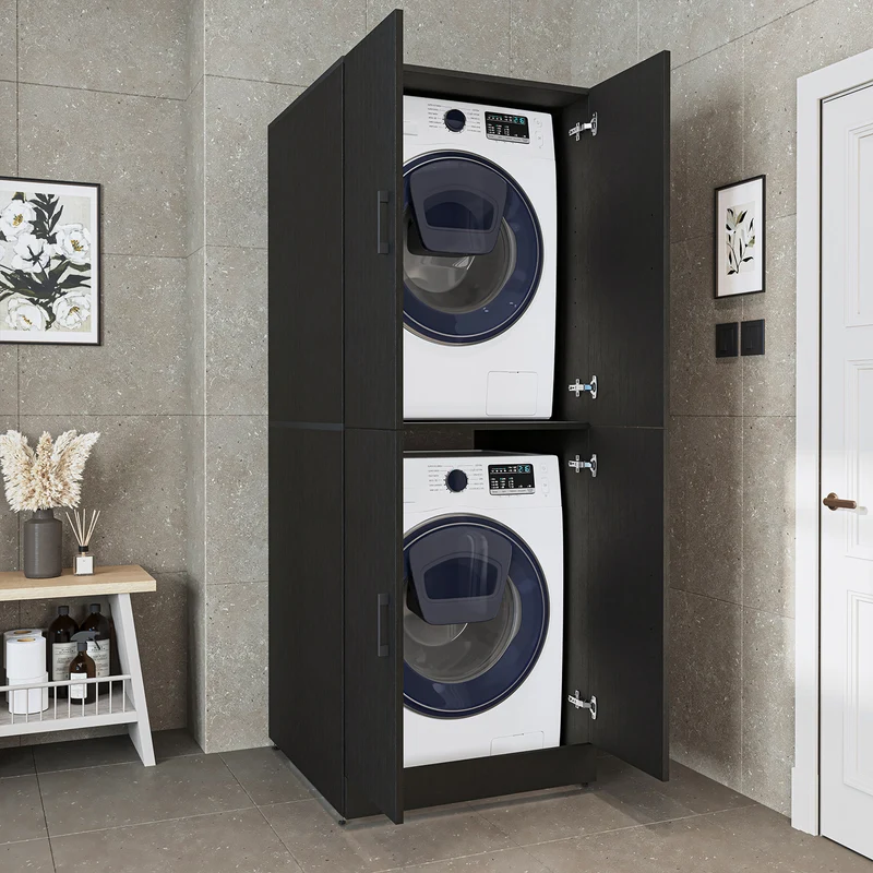 Roomart Waschmaschinenschrank DORA-II, 70 cm, für Waschmaschine und Trockner, in 5 Farben