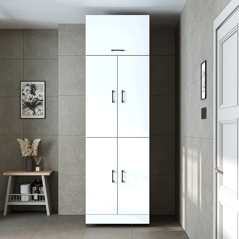 Roomart Waschmaschinenschrank DORA-II, 70 cm, für Waschmaschine und Trockner, in 5 Farben